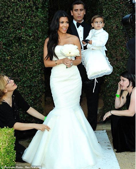 kim kardashian at kourtney's wedding.